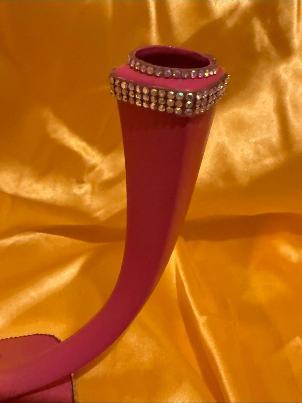 Custom made-Rainbow 3-arm Candelabra with Rhinestone accents!